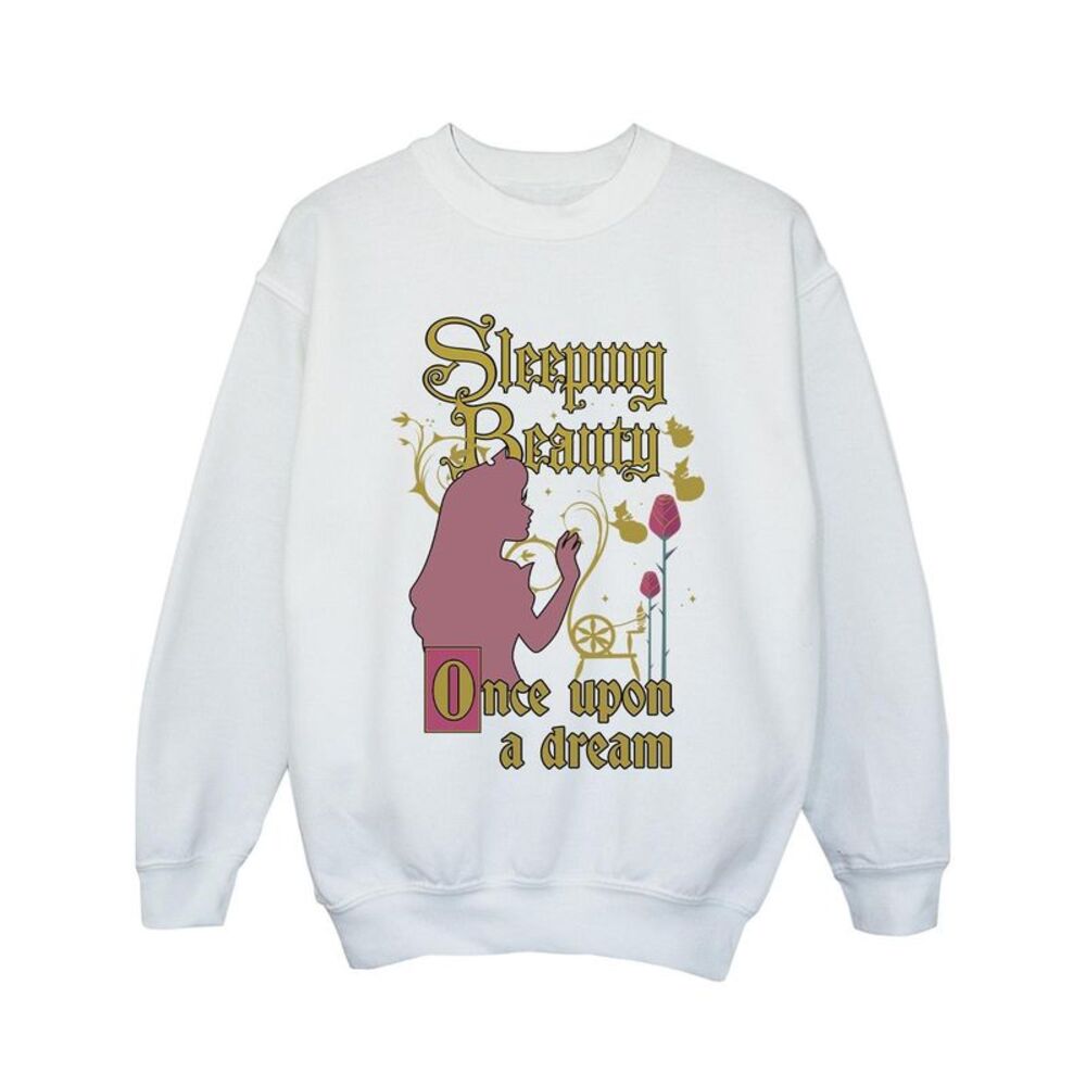 Sleeping Beauty Girls Once Upon A Dream Sweatshirt / White